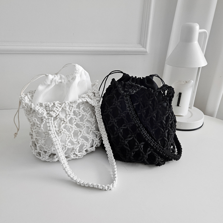 ドローストリングルーズノットトートバッグポーチ付 | 詳細画像21