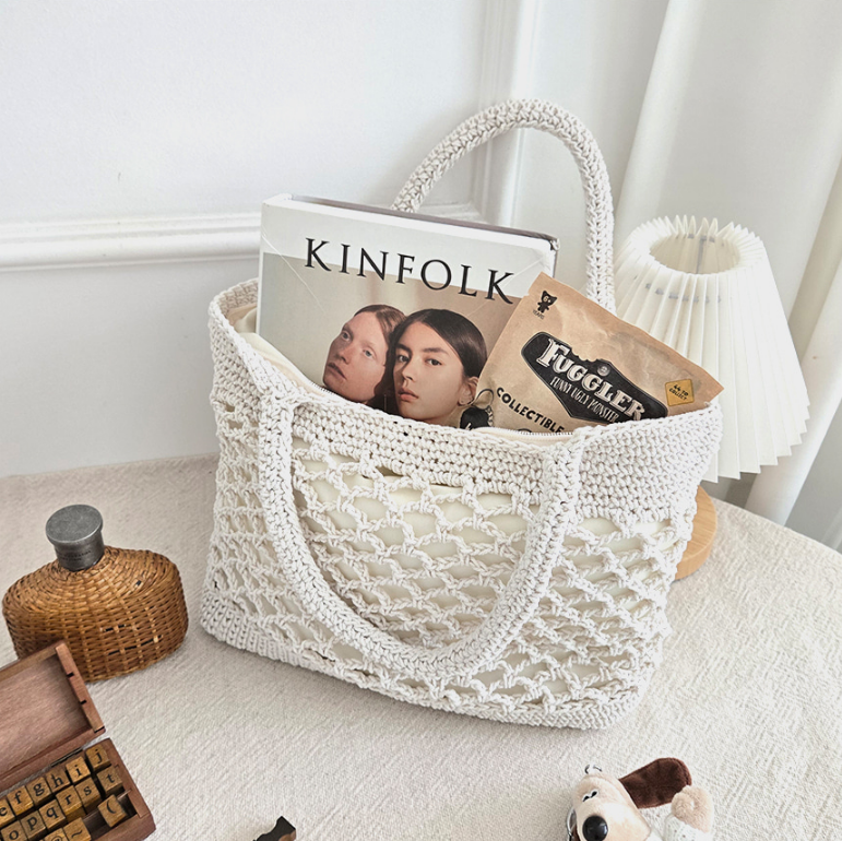 ジップアップノットトートバッグ | 詳細画像6