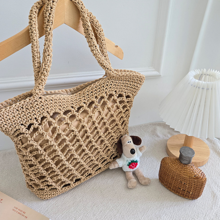 ジップアップノットトートバッグ | 詳細画像15