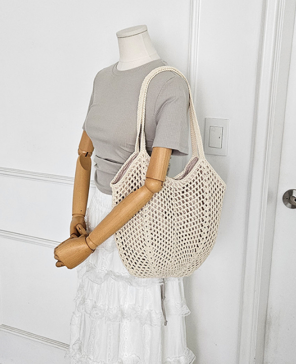 ルーズビッグマグネットボタントートバッグ | 詳細画像4