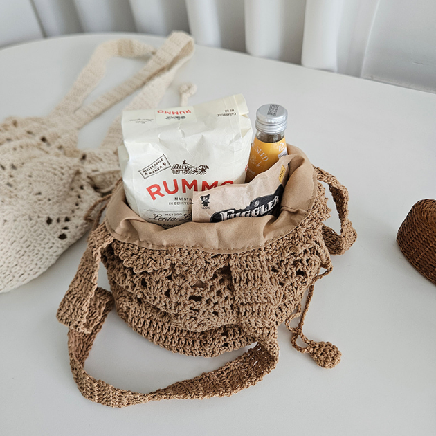 コットンシャーリングドローストリングトートバッグ | 詳細画像22