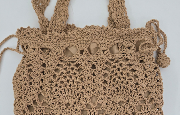 コットンシャーリングドローストリングトートバッグ | 詳細画像24