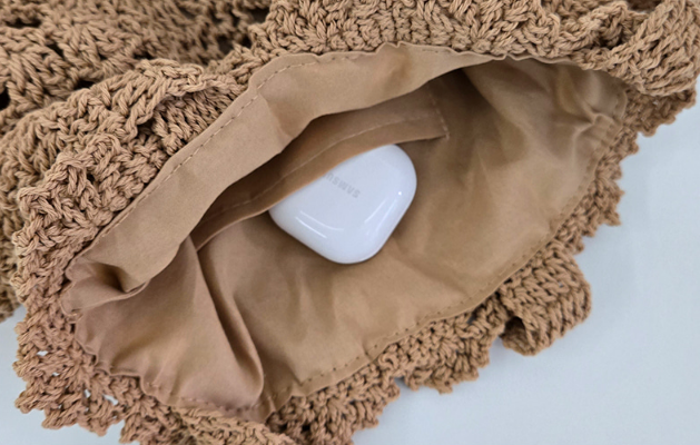 コットンシャーリングドローストリングトートバッグ | 詳細画像25