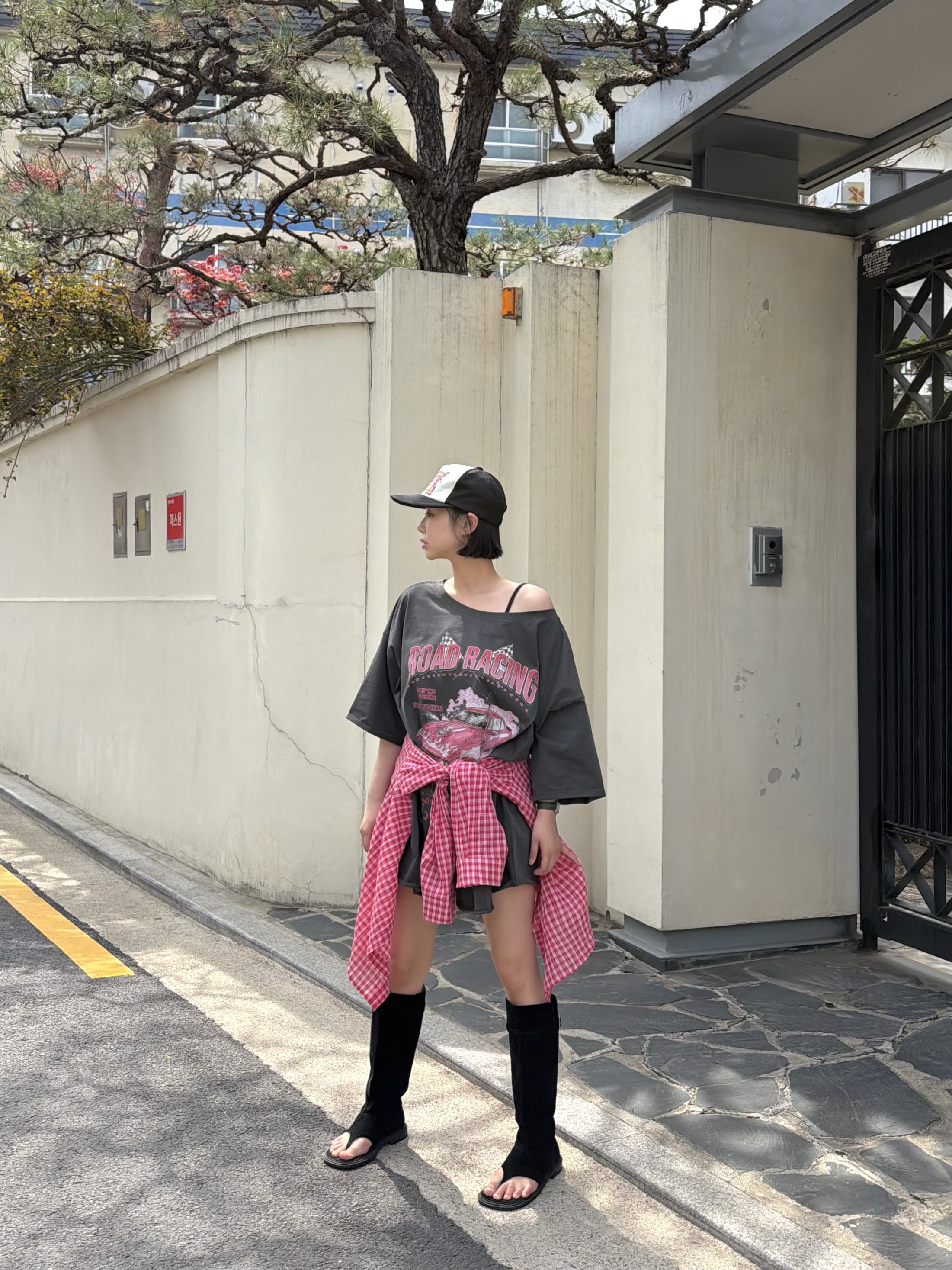 コットンベーシックルーズ半袖プリントTシャツ | 詳細画像8