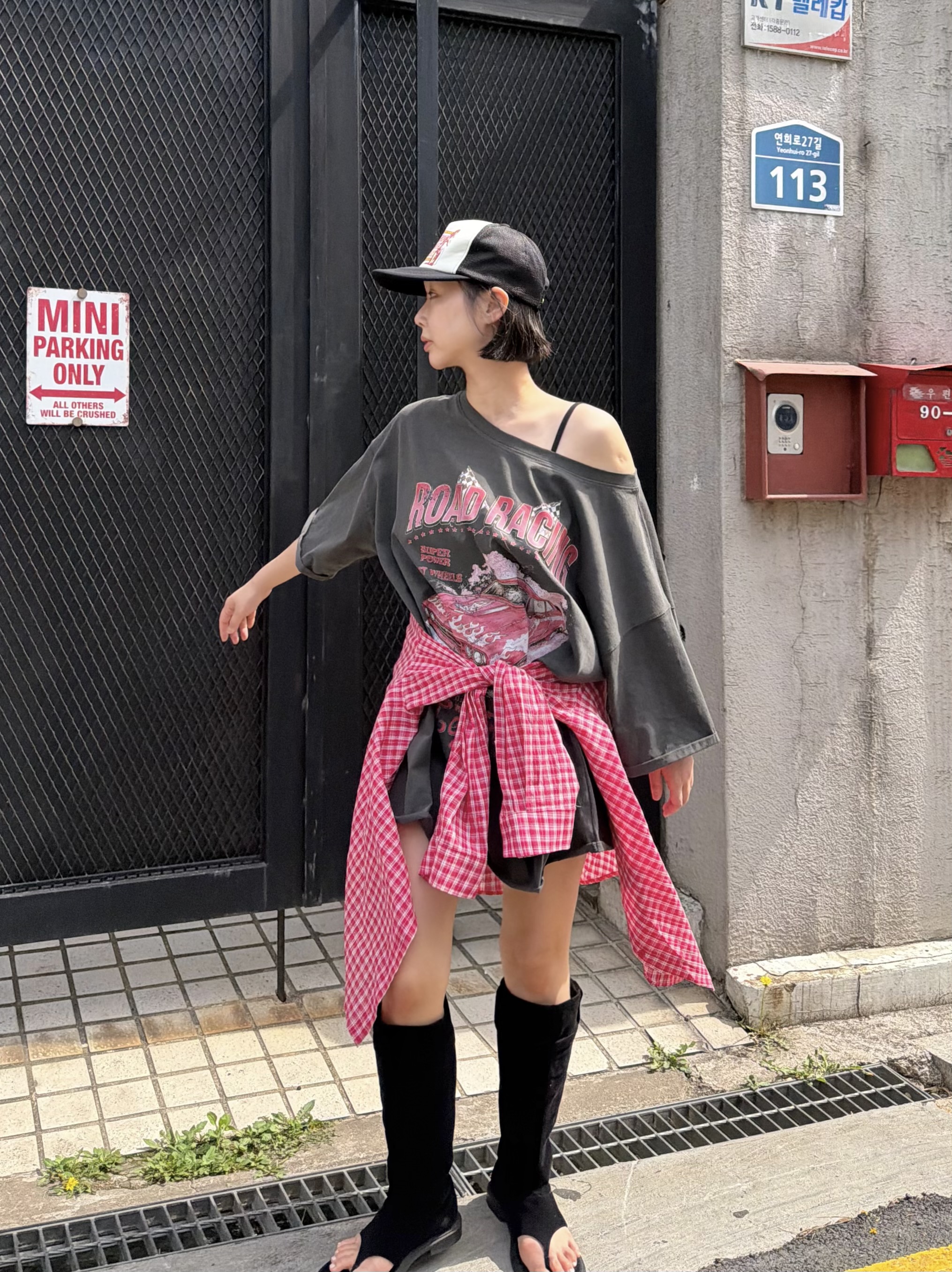 コットンベーシックルーズ半袖プリントTシャツ | 詳細画像10