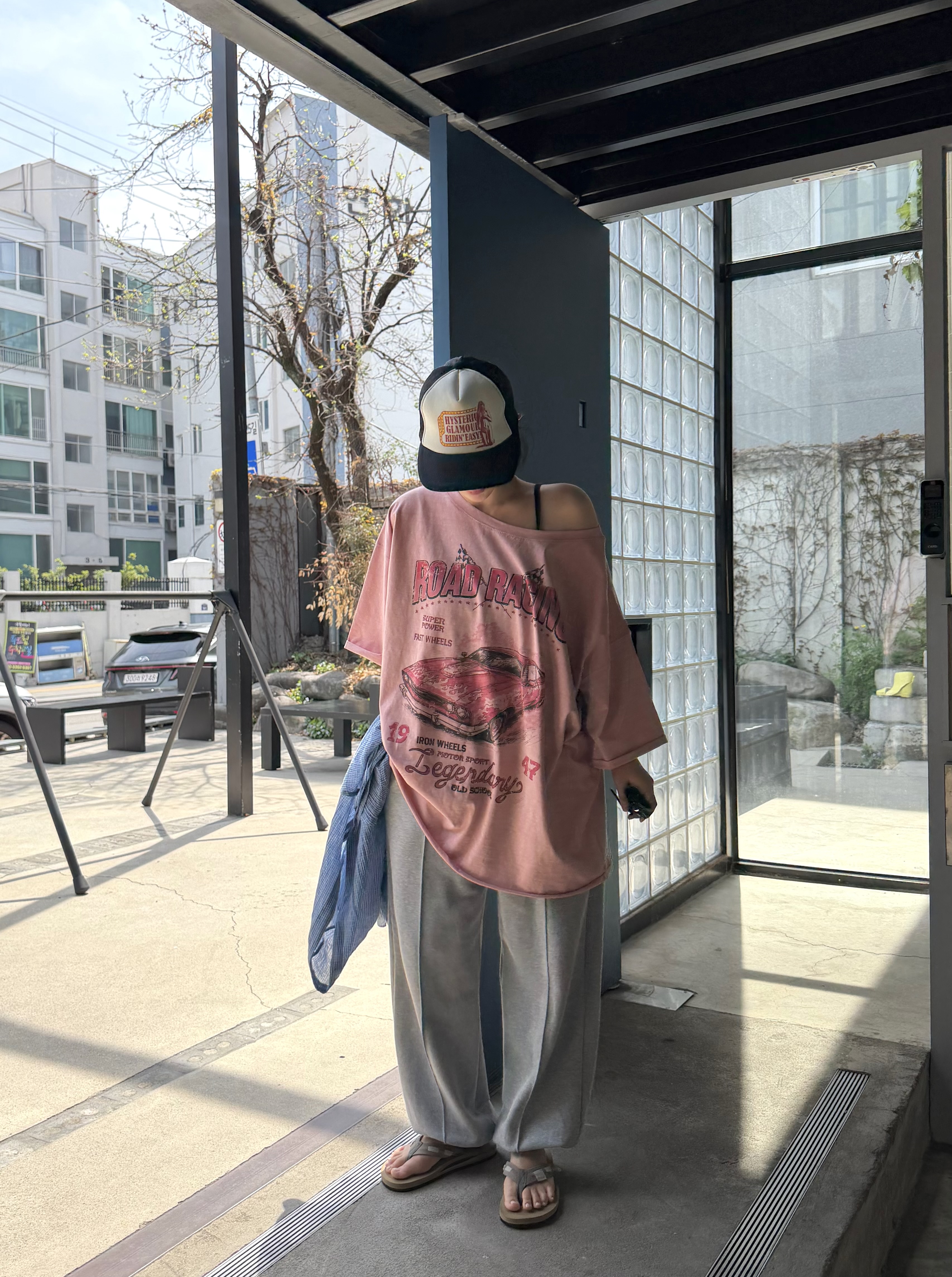 コットンベーシックルーズ半袖プリントTシャツ | 詳細画像16