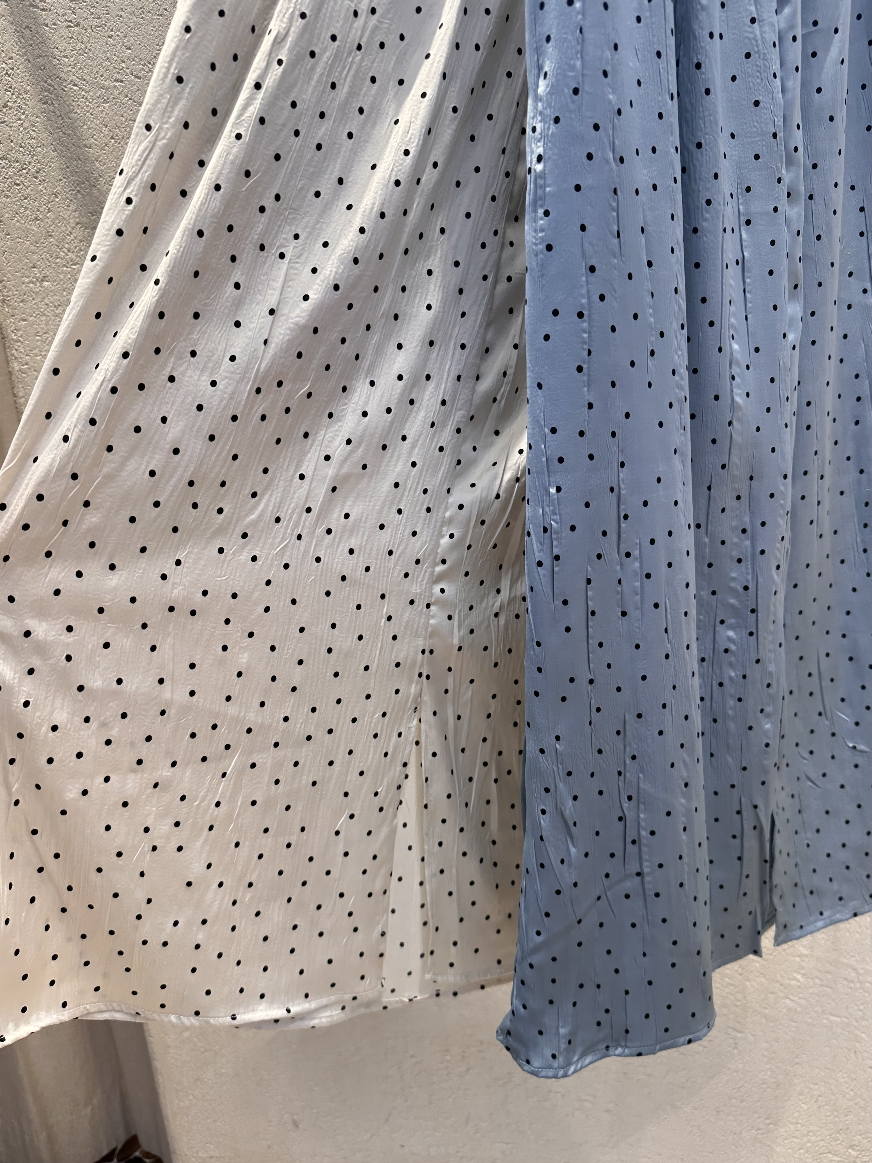 ウエストゴムスリムロングドットスカート | 詳細画像17