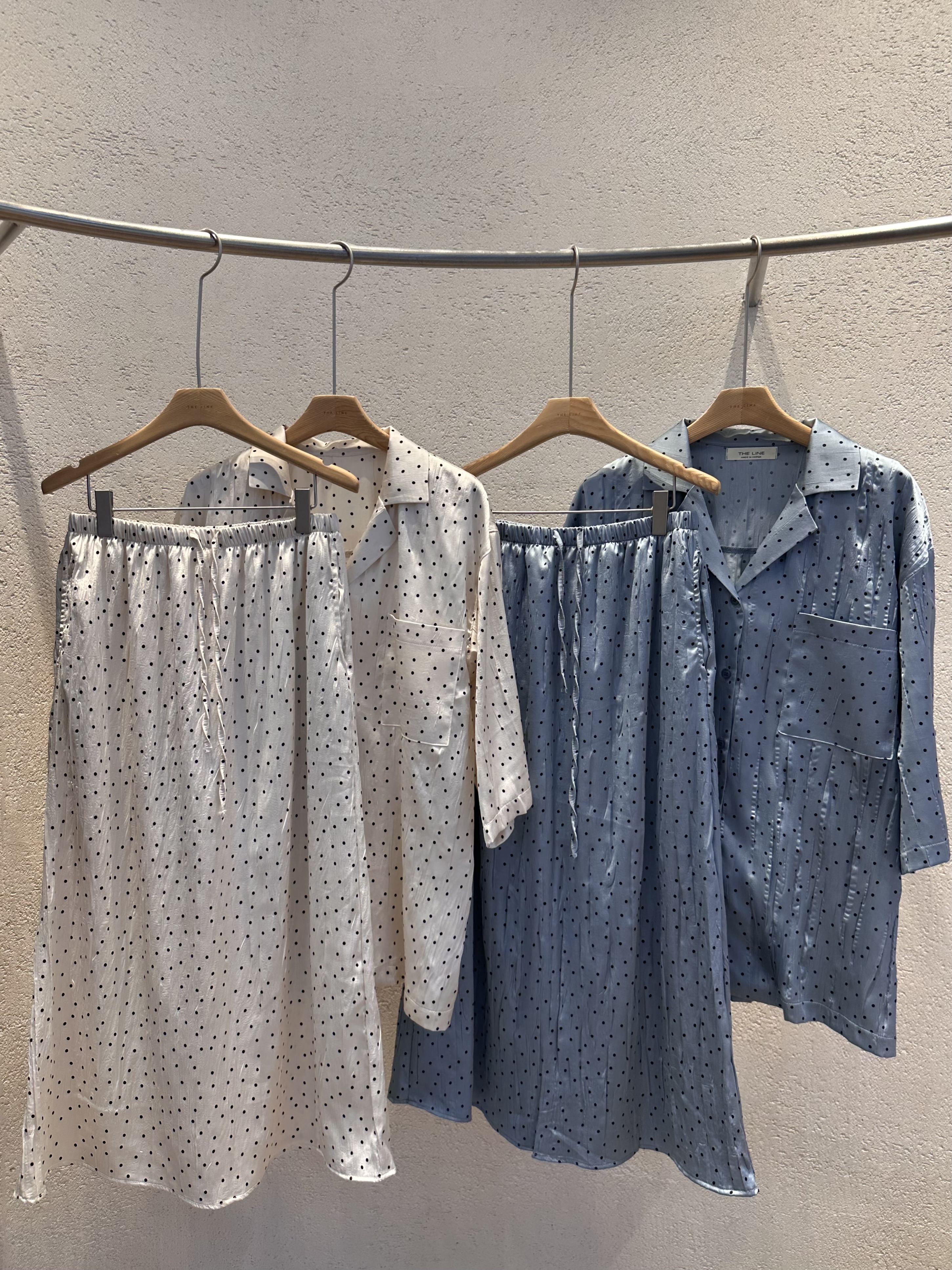 ウエストゴムスリムロングドットスカート | 詳細画像19