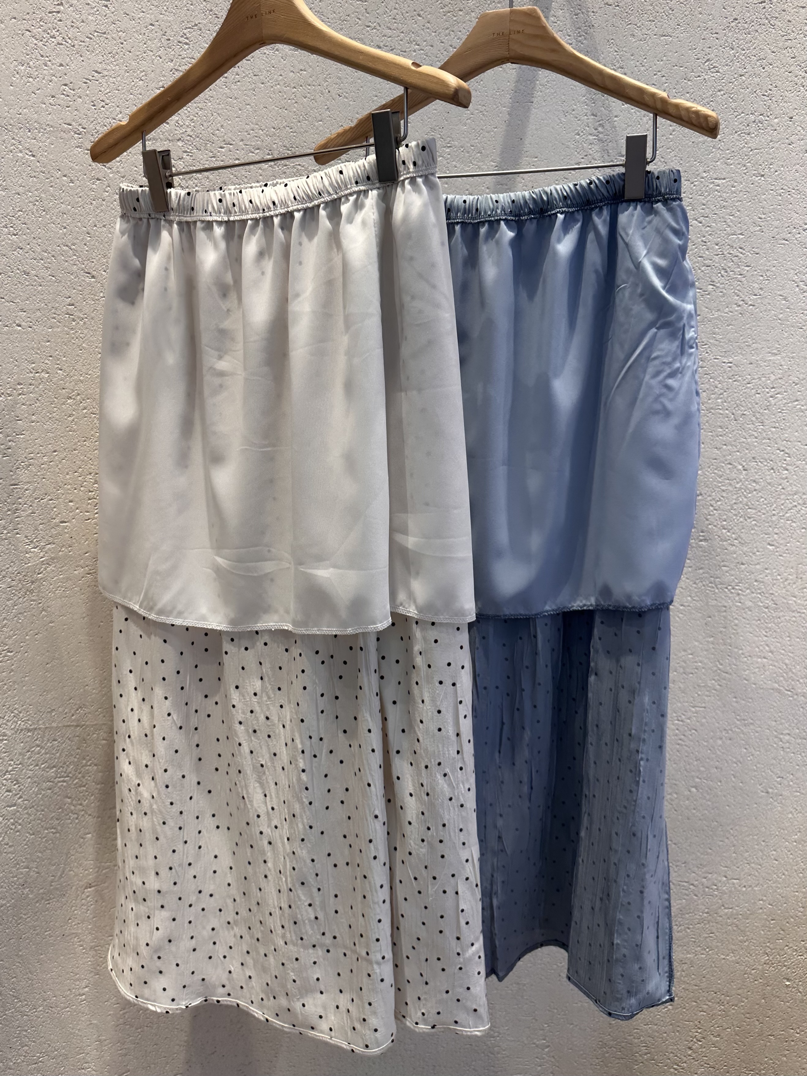 ウエストゴムスリムロングドットスカート | 詳細画像16