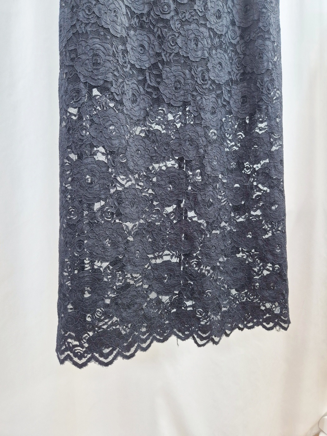 レースウエストゴムスリムロングスカート | 詳細画像8