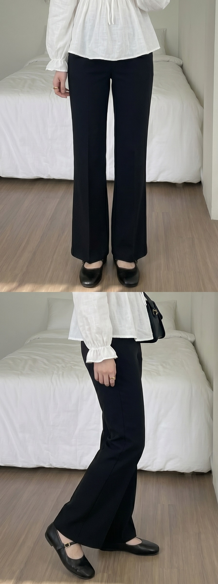 ストレッチウエストゴムストレートパンツ | 詳細画像7