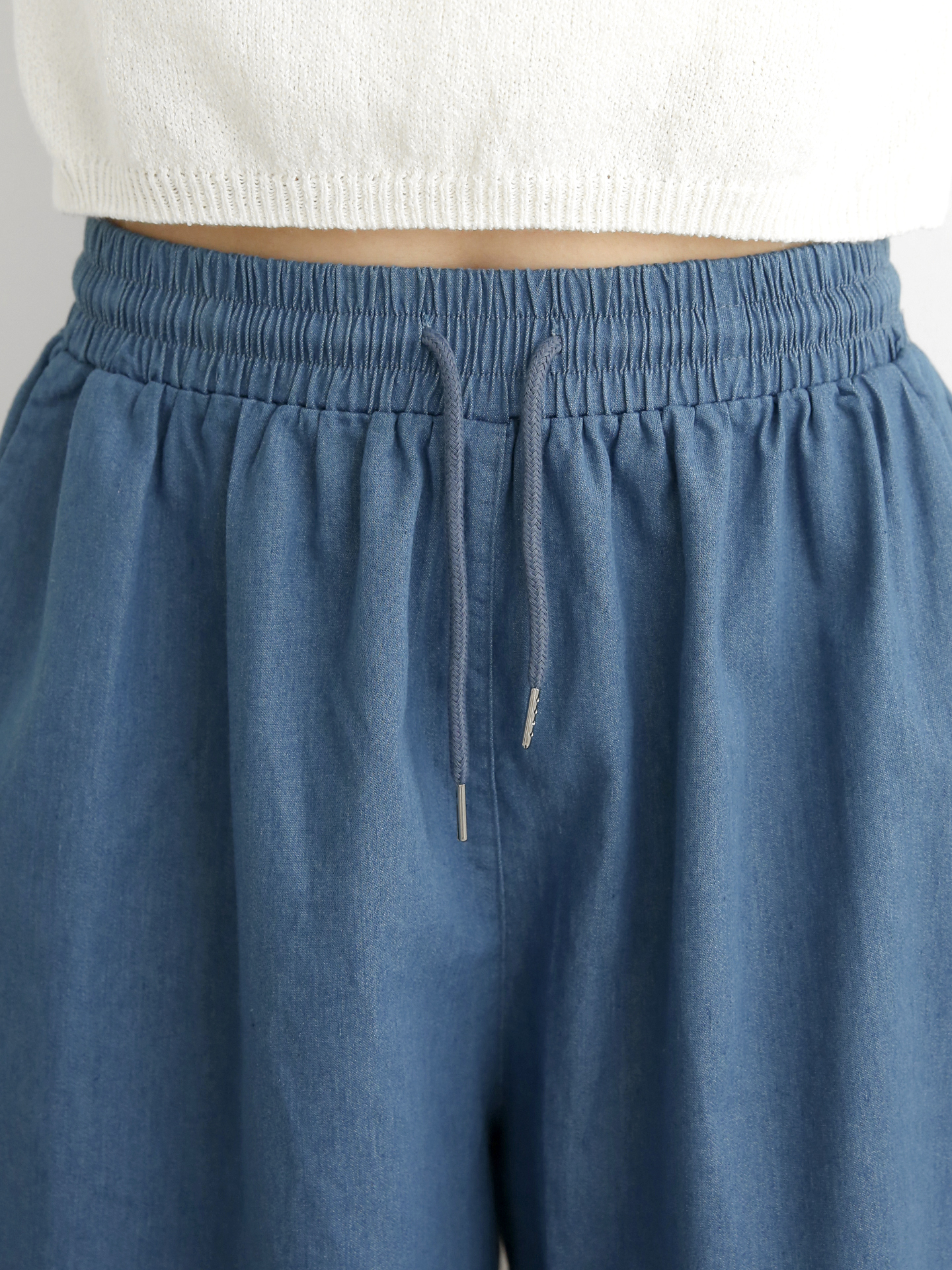 ドローストリングポケットウエストゴムショートパンツ | 詳細画像13