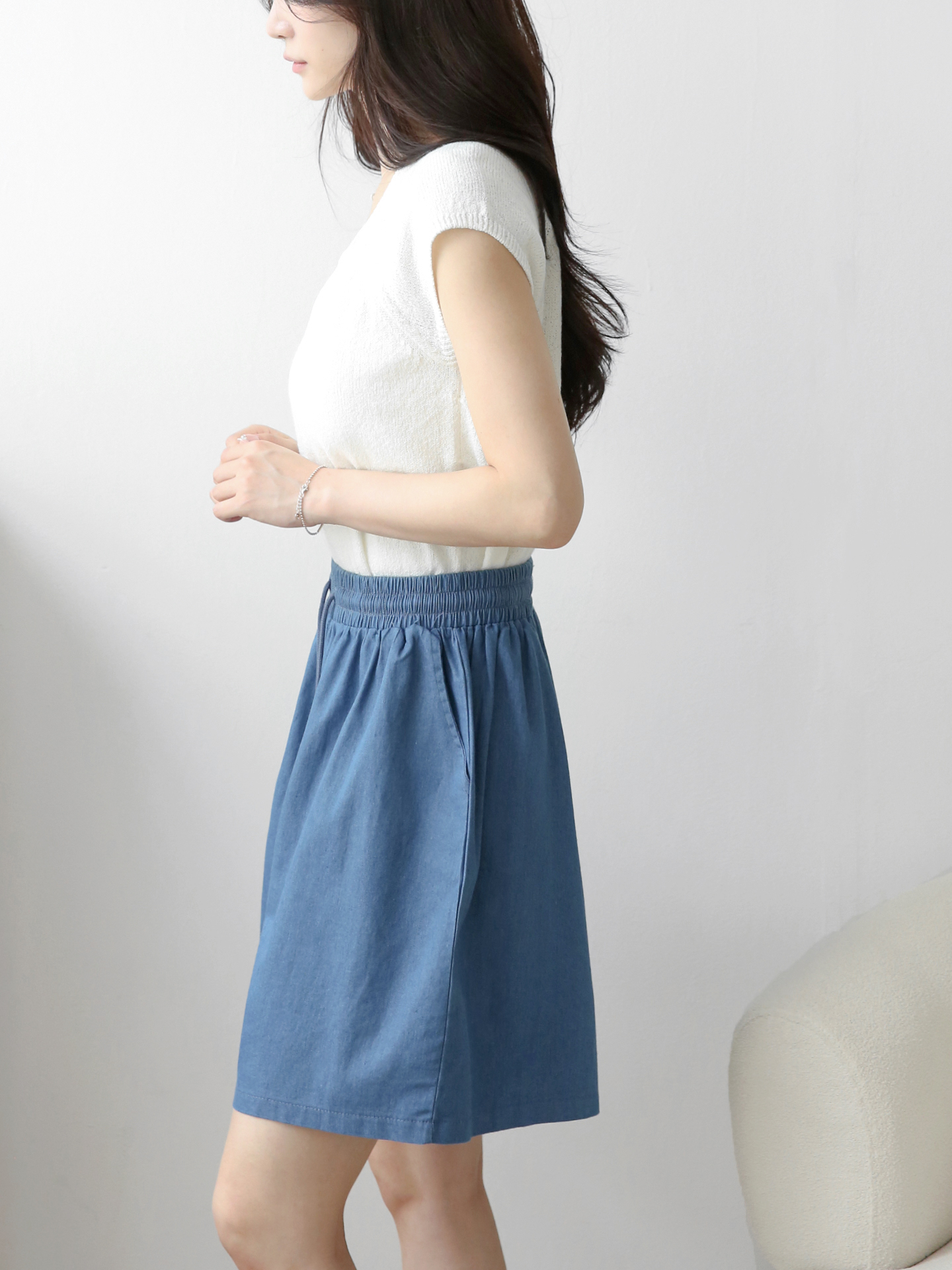 ドローストリングポケットウエストゴムショートパンツ | 詳細画像16