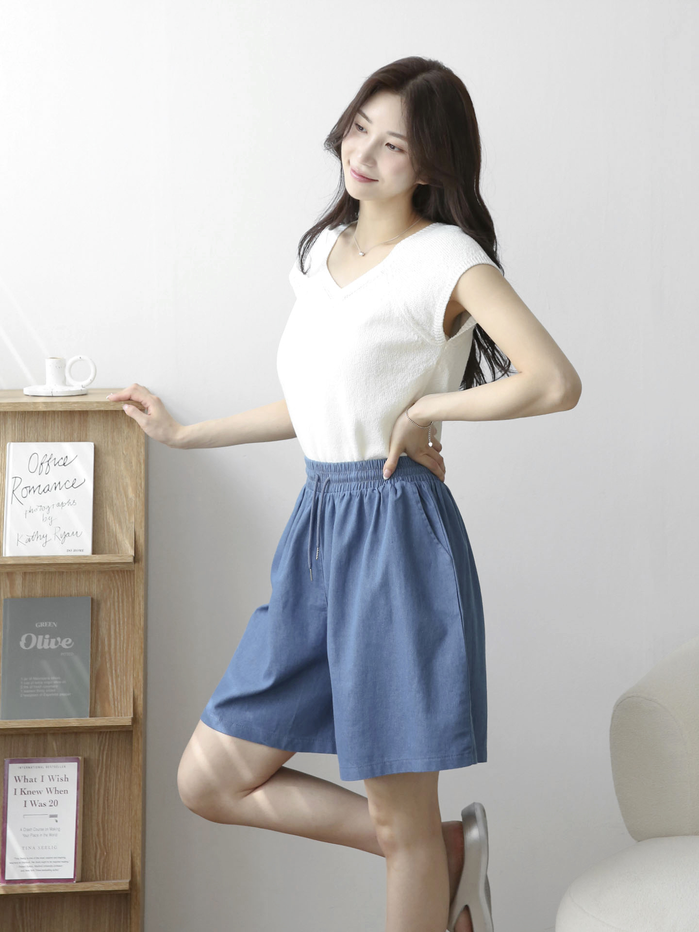 ドローストリングポケットウエストゴムショートパンツ | 詳細画像17