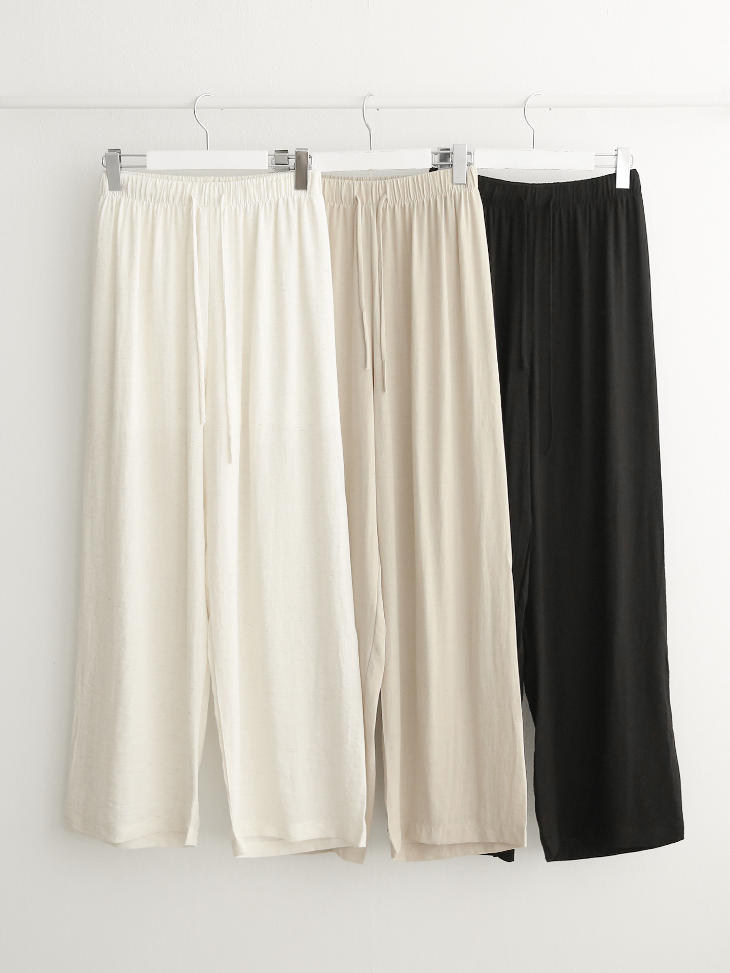 ドローストリングウエストゴムワイドパンツ | 詳細画像2