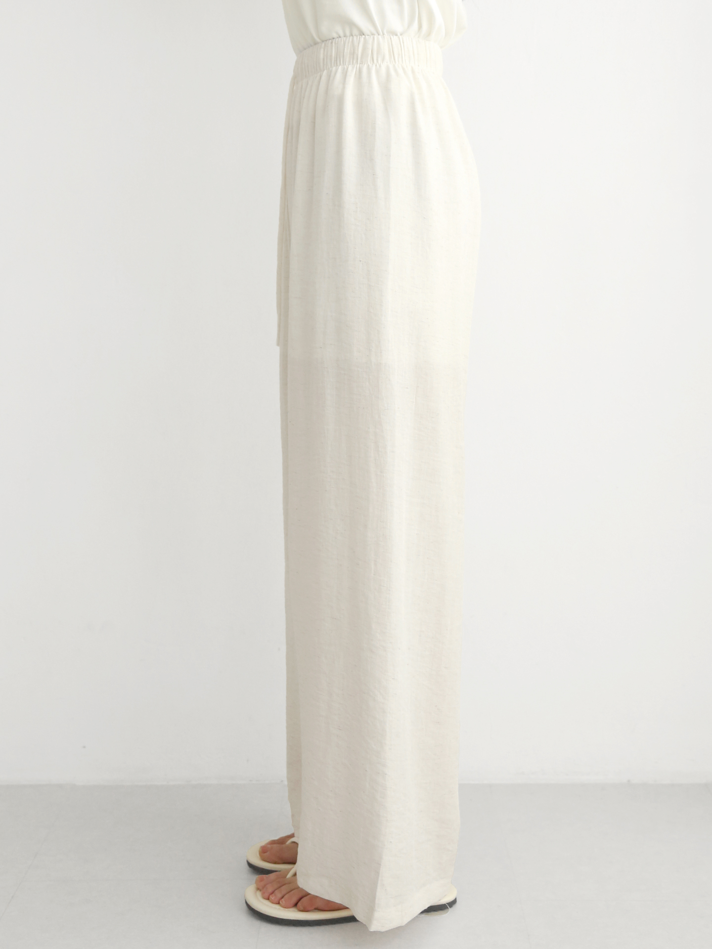 ドローストリングウエストゴムワイドパンツ | 詳細画像8