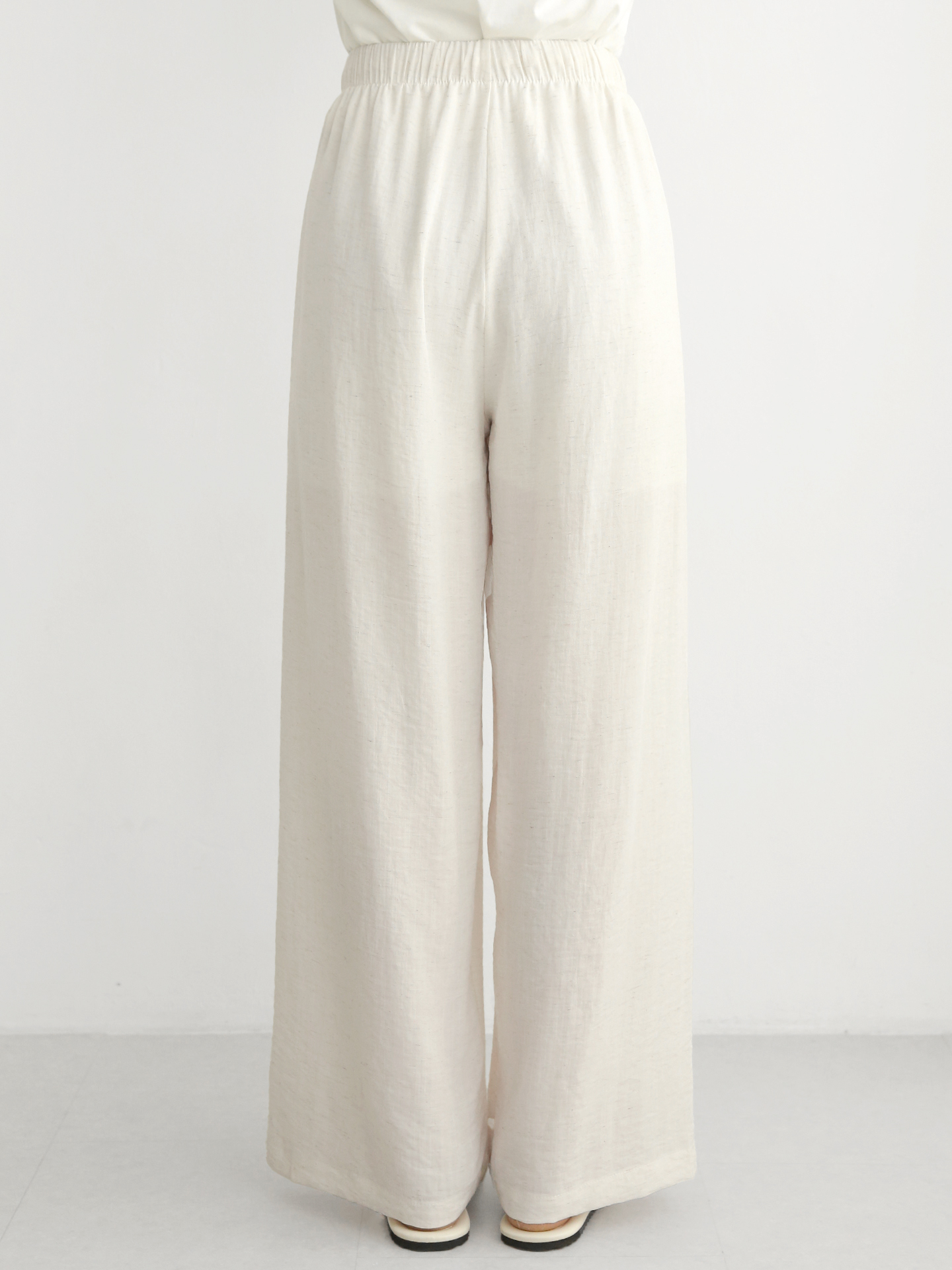 ドローストリングウエストゴムワイドパンツ | 詳細画像9