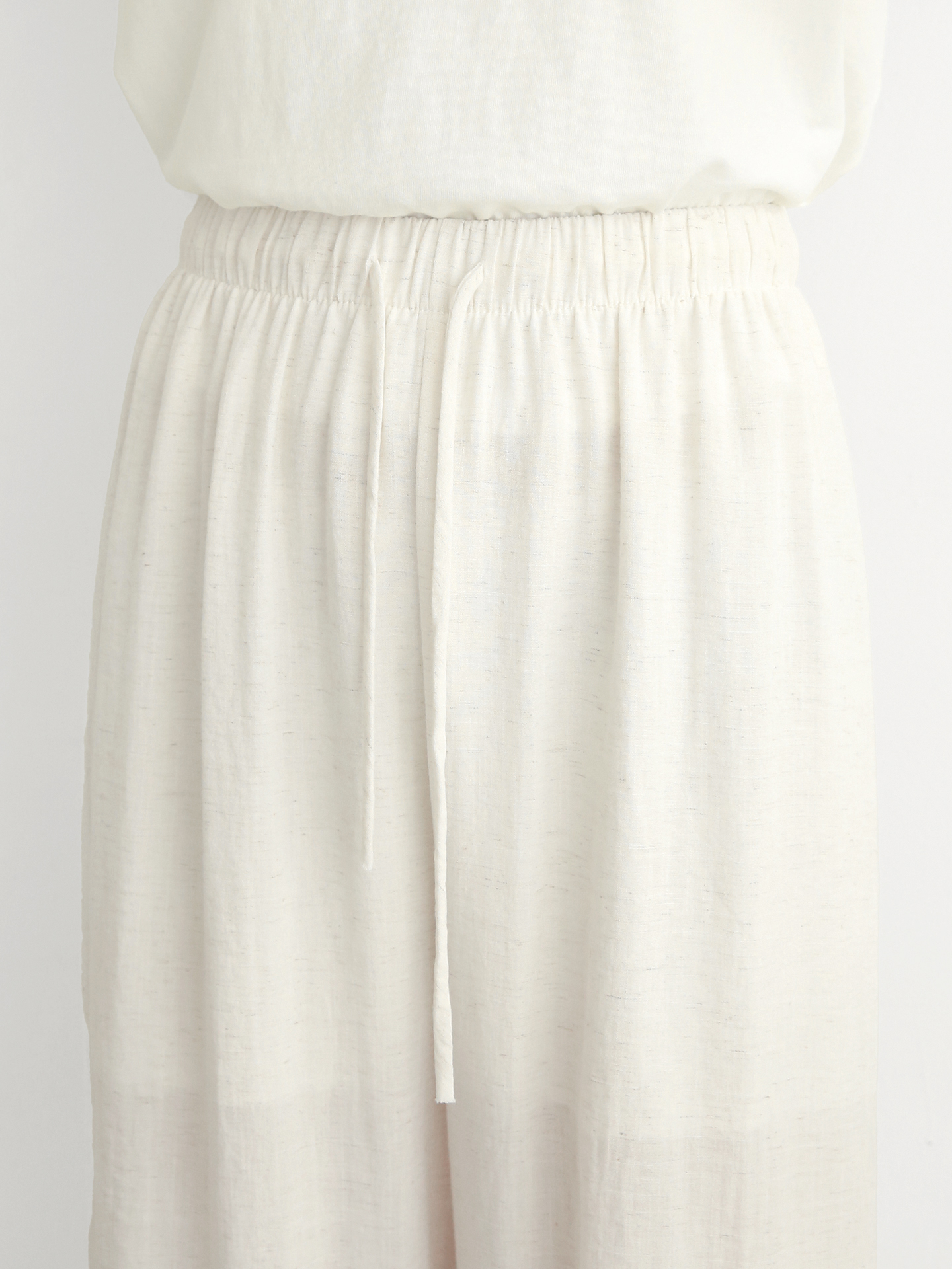 ドローストリングウエストゴムワイドパンツ | 詳細画像10