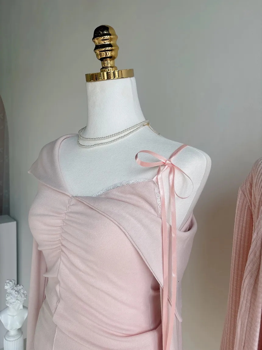 キュービックプリーツミニサイドジップスカートチェーンセット | mirangmirang | 詳細画像26