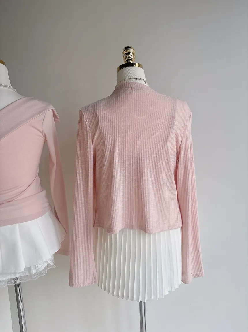 キュービックプリーツミニサイドジップスカートチェーンセット | mirangmirang | 詳細画像29