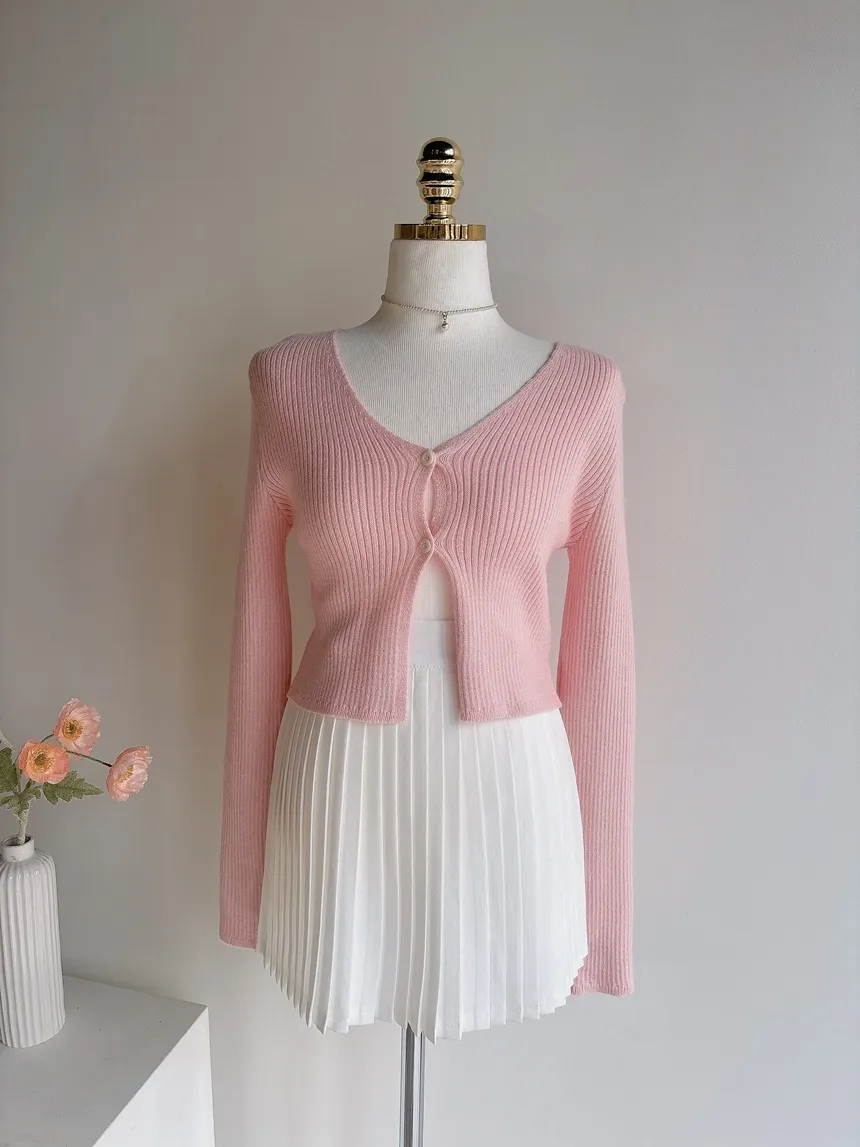 キュービックプリーツミニサイドジップスカートチェーンセット | mirangmirang | 詳細画像35