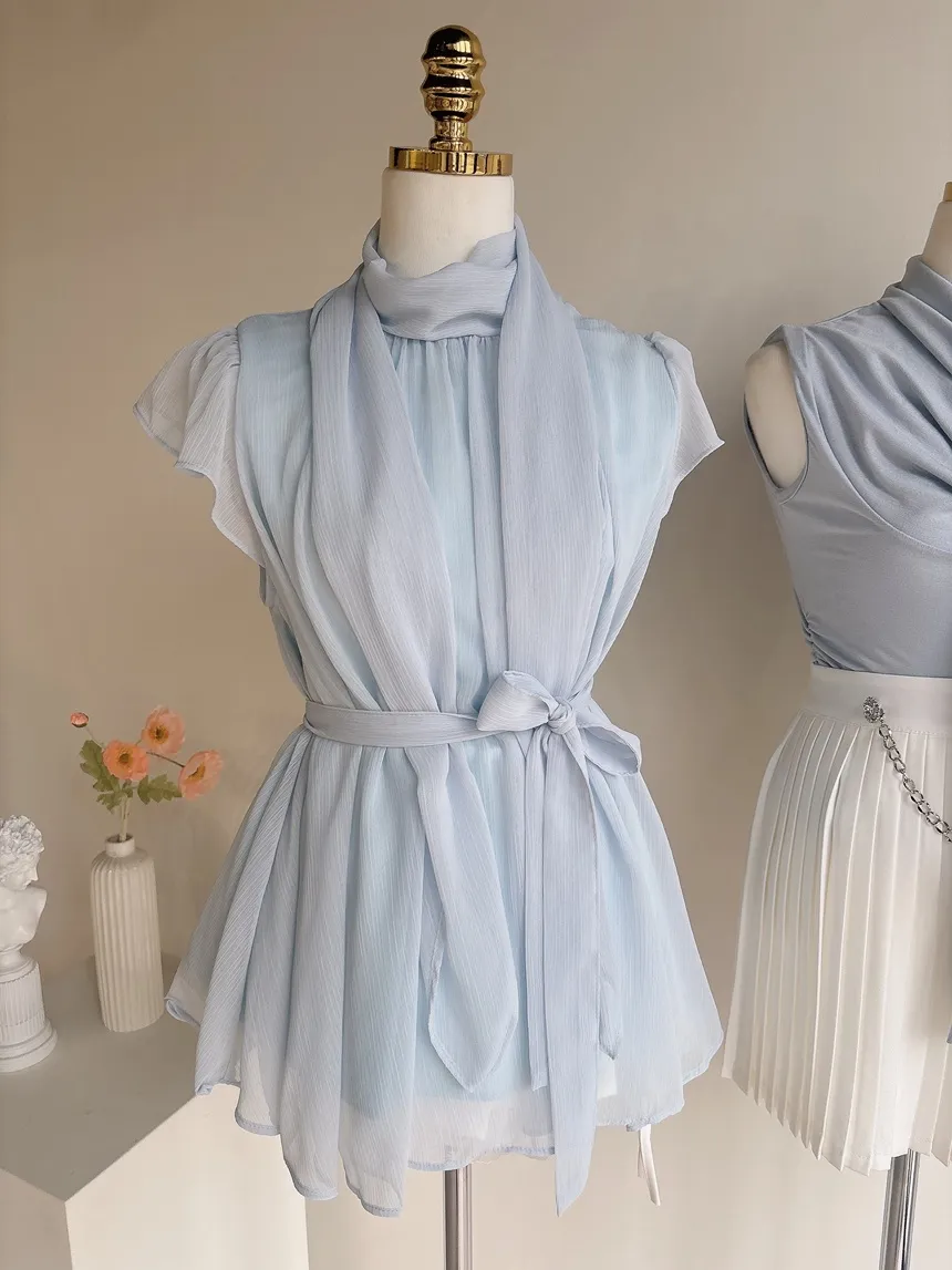 キュービックプリーツミニサイドジップスカートチェーンセット | mirangmirang | 詳細画像44