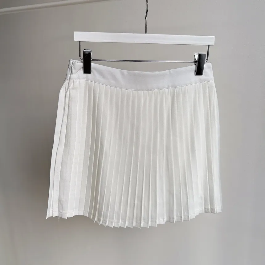 キュービックプリーツミニサイドジップスカートチェーンセット | mirangmirang | 詳細画像49