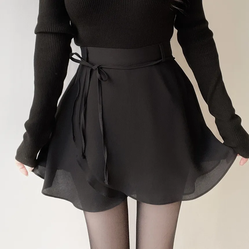 ミニフレアバックゴムスカートストラップ付 | mirangmirang | 詳細画像30