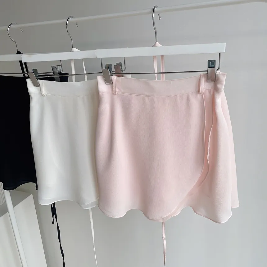 ミニフレアバックゴムスカートストラップ付 | mirangmirang | 詳細画像46