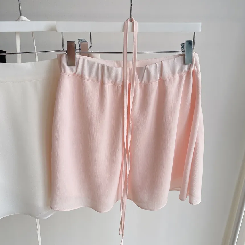 ミニフレアバックゴムスカートストラップ付 | mirangmirang | 詳細画像48