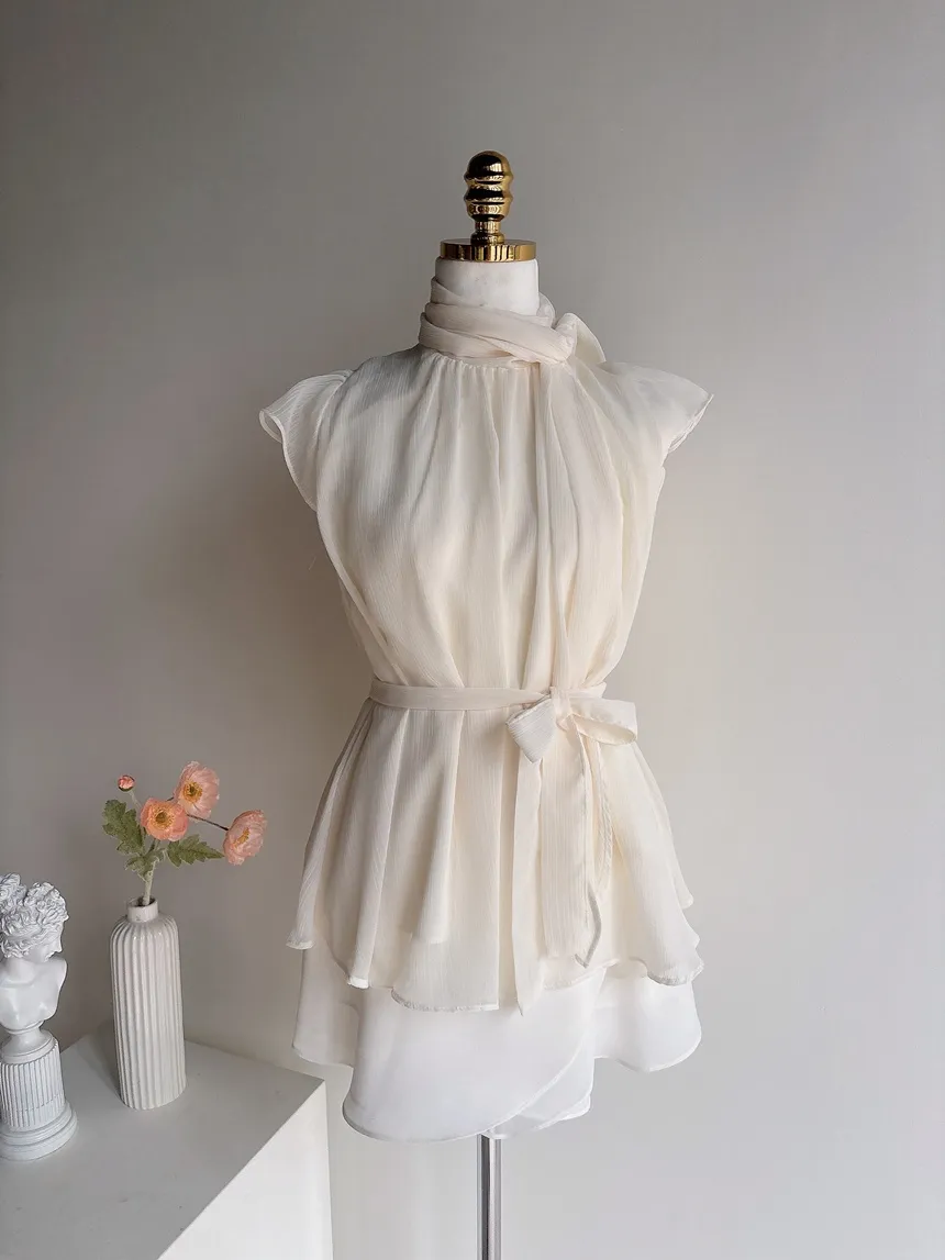 ミニフレアバックゴムスカートストラップ付 | mirangmirang | 詳細画像56