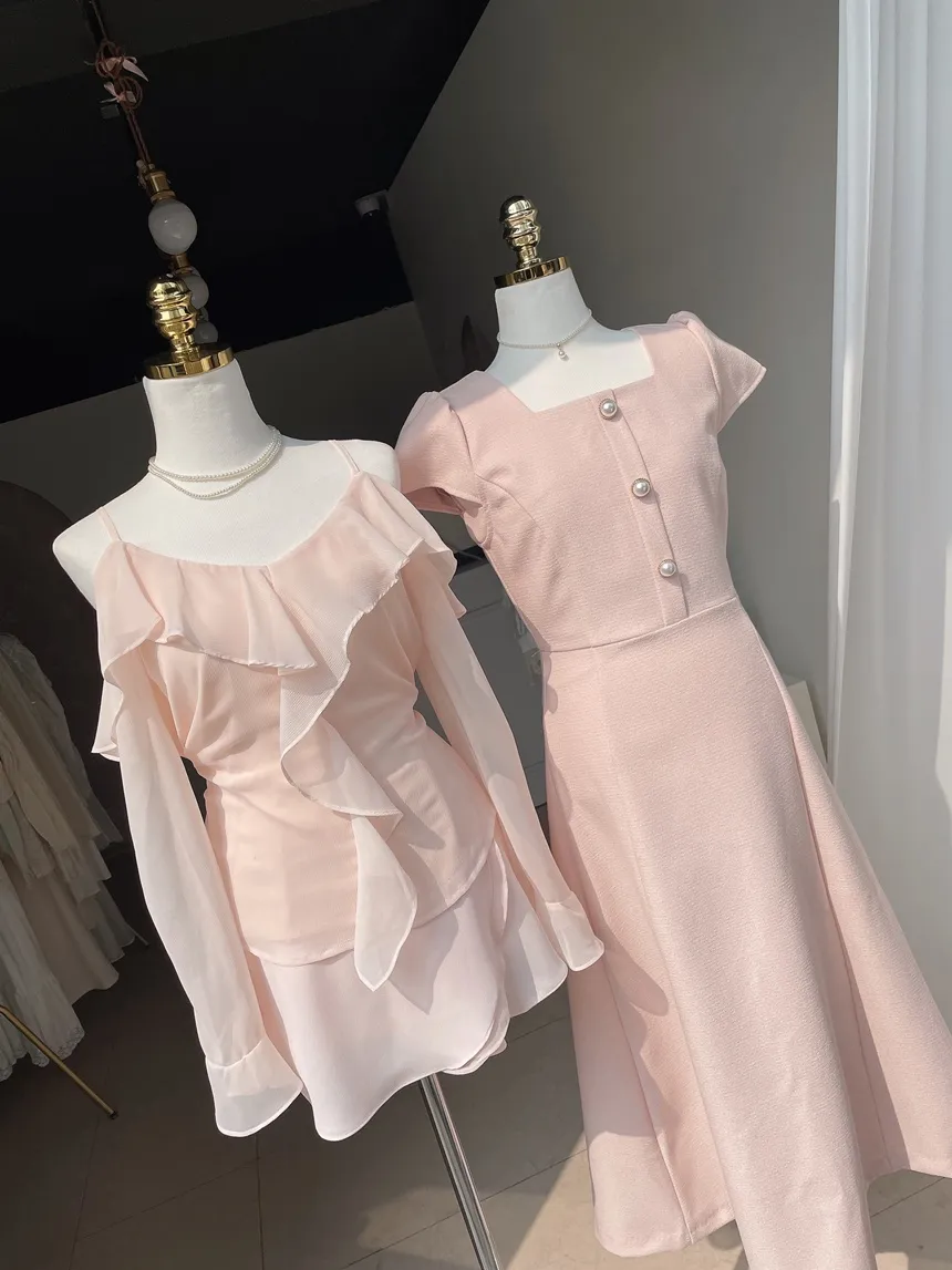 ミニフレアバックゴムスカートストラップ付 | mirangmirang | 詳細画像67