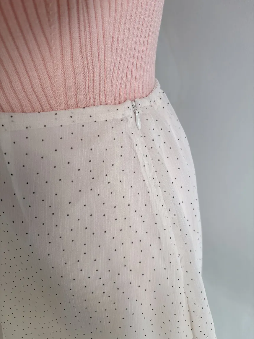 リブオフショルダーストラップ長袖Vネックニット | mirangmirang | 詳細画像42