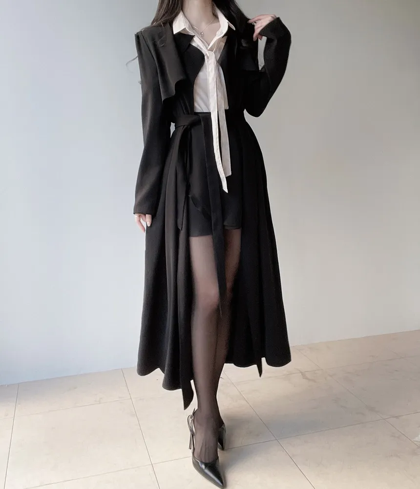 クロップドカラー7分袖シャツストラップ付 | mirangmirang | 詳細画像38