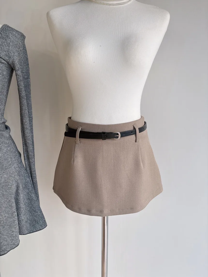 クロップドカラー7分袖シャツストラップ付 | mirangmirang | 詳細画像73