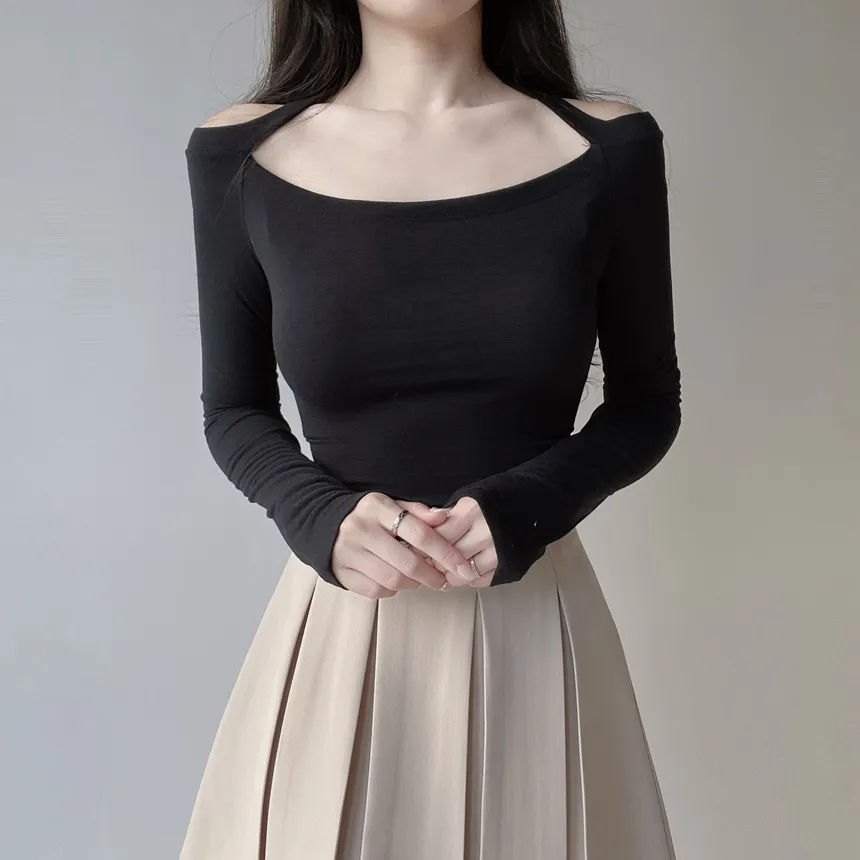 Aラインプリーツミニサイドジップスカートベルト付 | mirangmirang | 詳細画像10