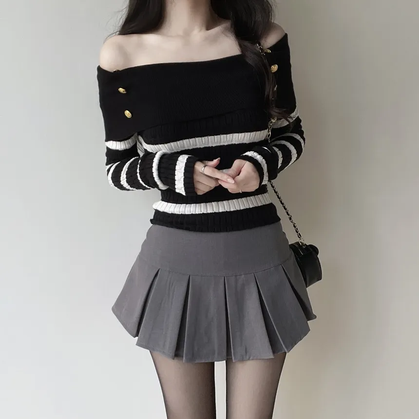 プリーツミニスカート | mirangmirang | 詳細画像26