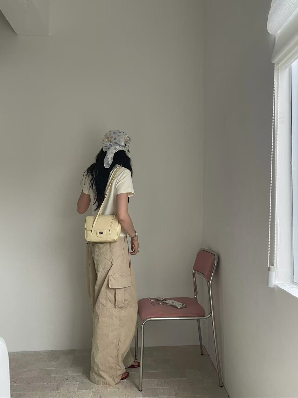 レザー調メタル無地トートバッグ | 詳細画像10