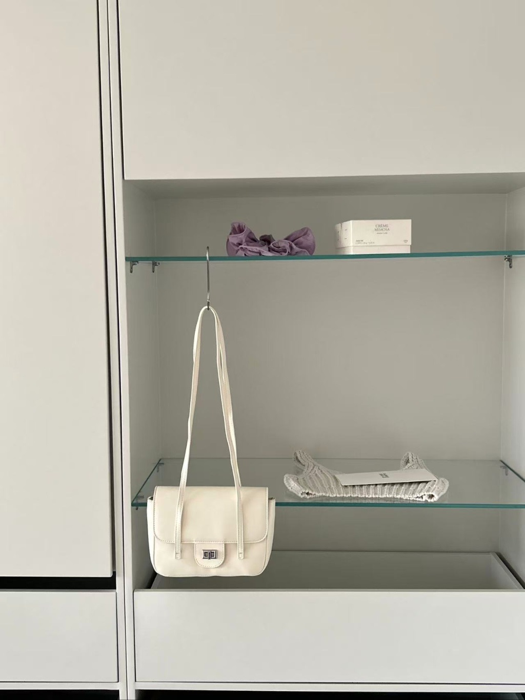 レザー調メタル無地トートバッグ | 詳細画像13