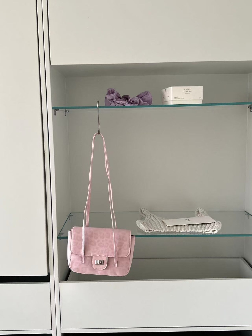 レザー調メタル無地トートバッグ | 詳細画像14