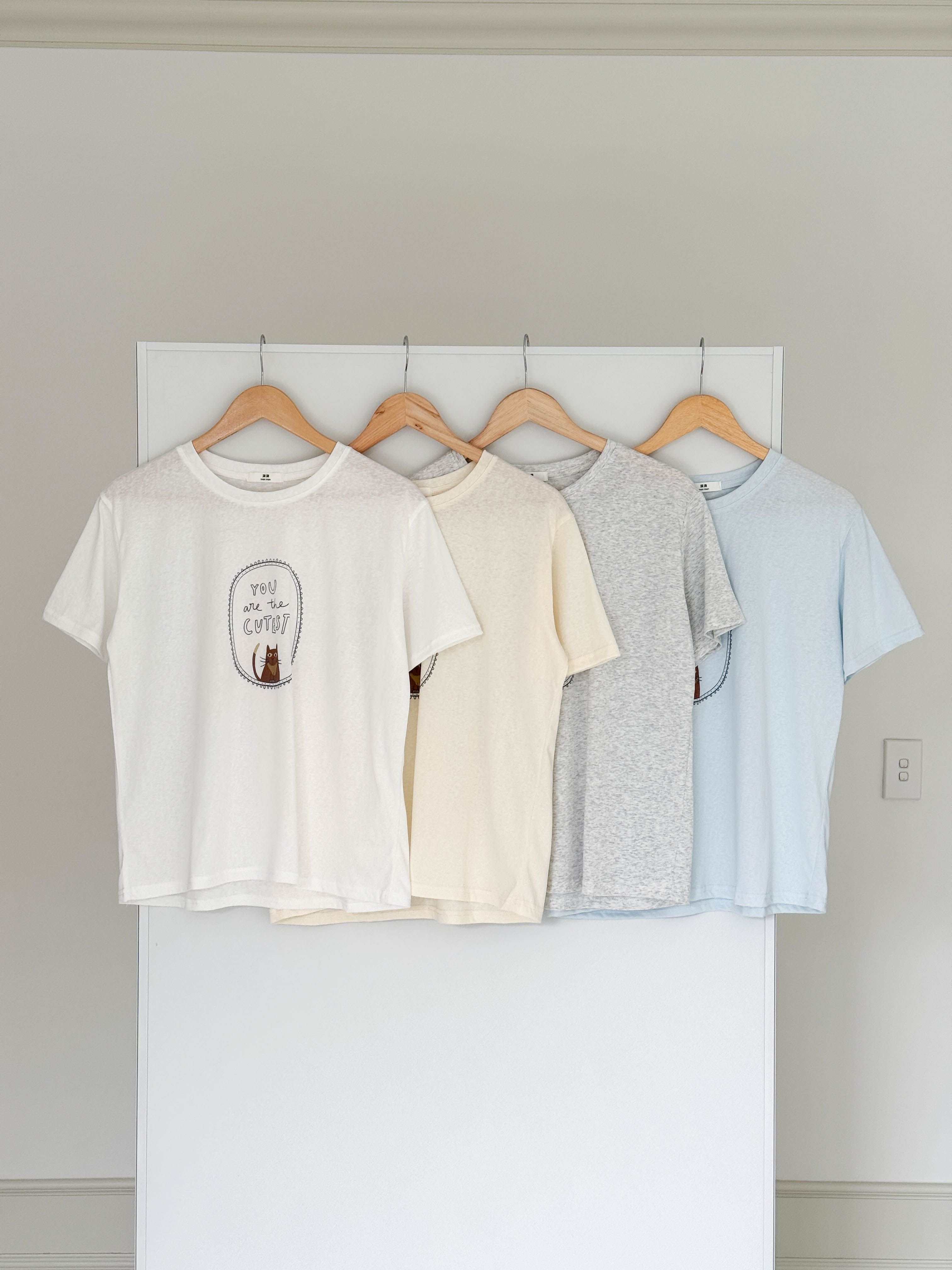 ラウンドネックルーズ半袖レタリングプリントTシャツ | 詳細画像16
