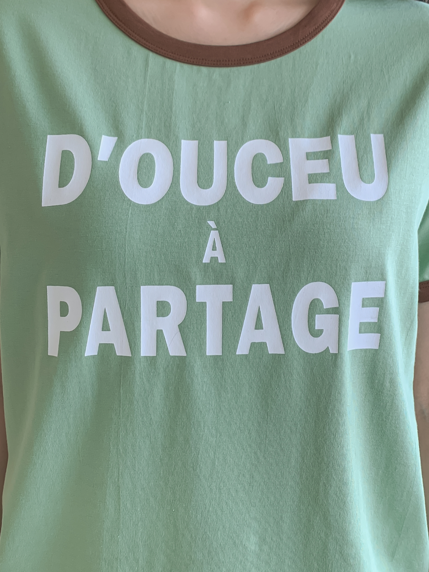 ラウンドネックベーシック半袖レタリング配色ラインTシャツ | 詳細画像20