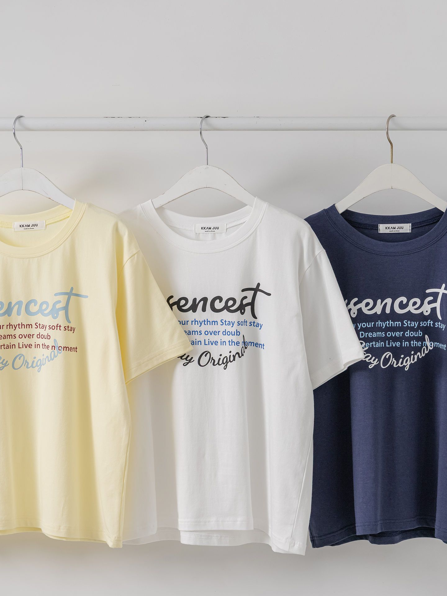 ラウンドネックルーズ半袖レタリングTシャツ | 詳細画像33