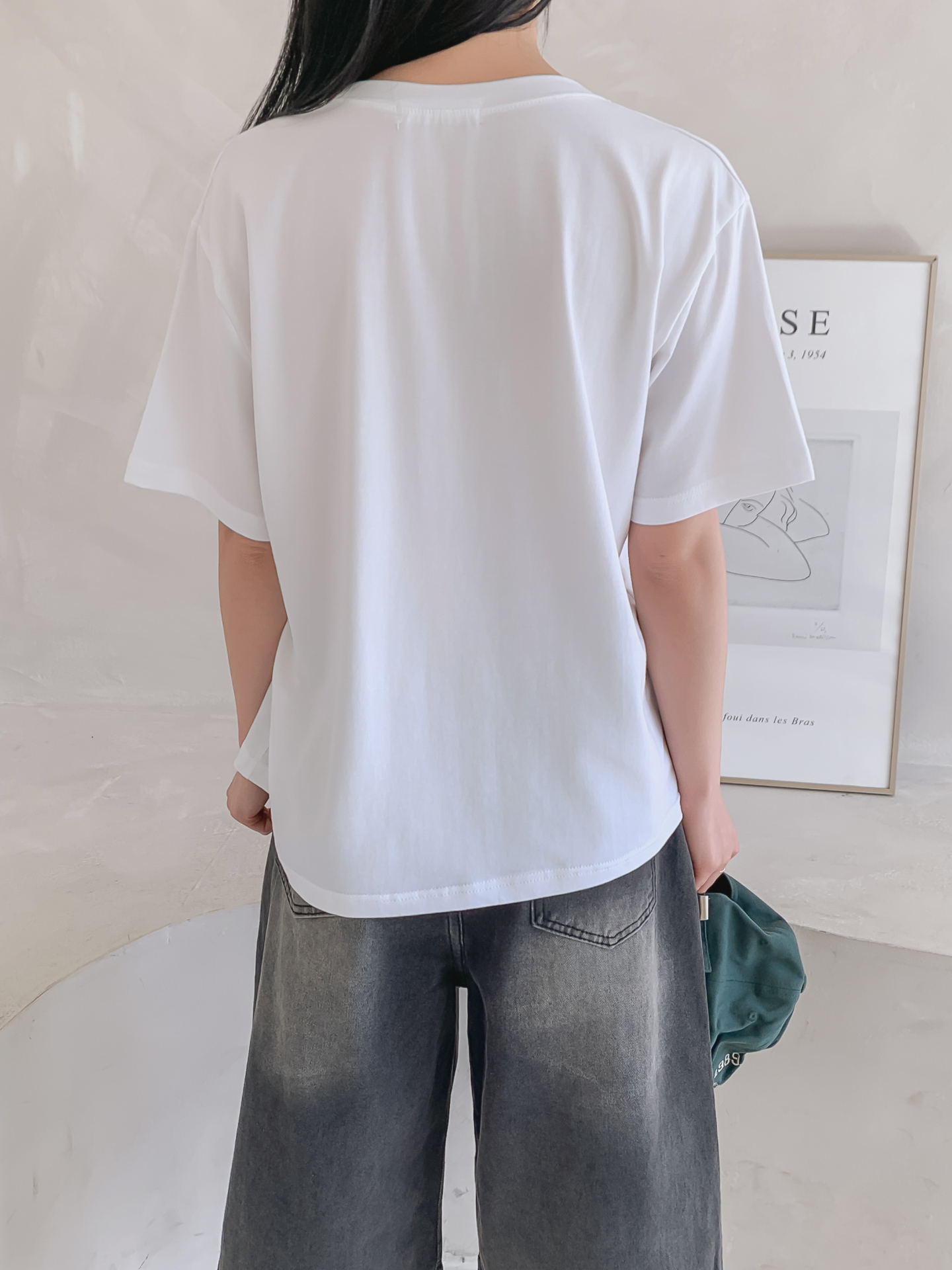 ラウンドネックルーズ半袖レタリングTシャツ | 詳細画像22