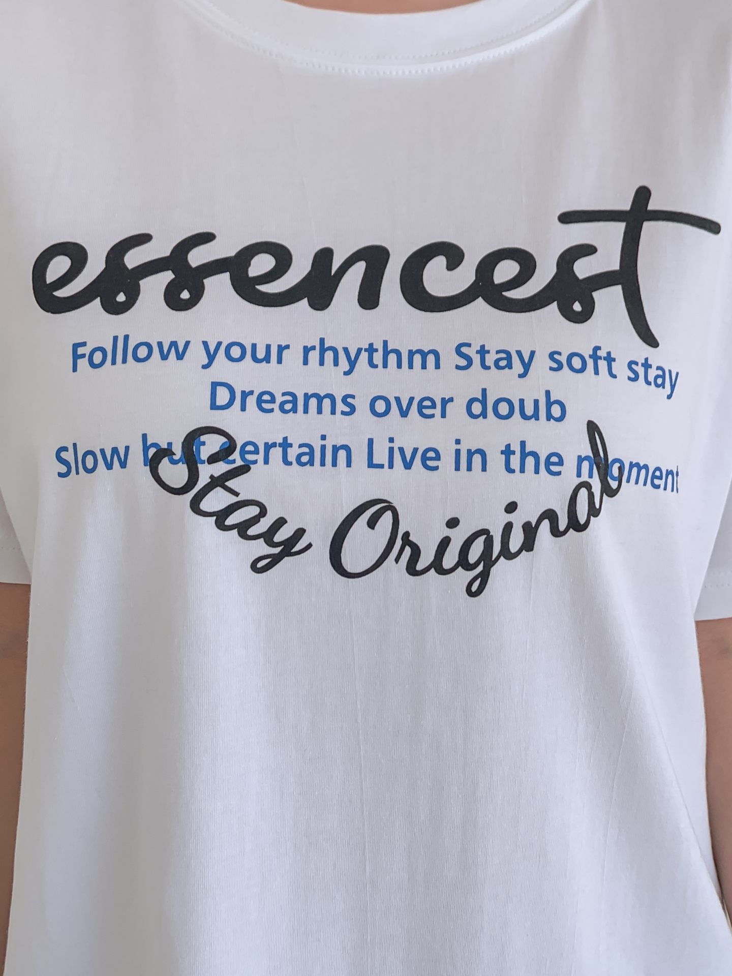 ラウンドネックルーズ半袖レタリングTシャツ | 詳細画像29