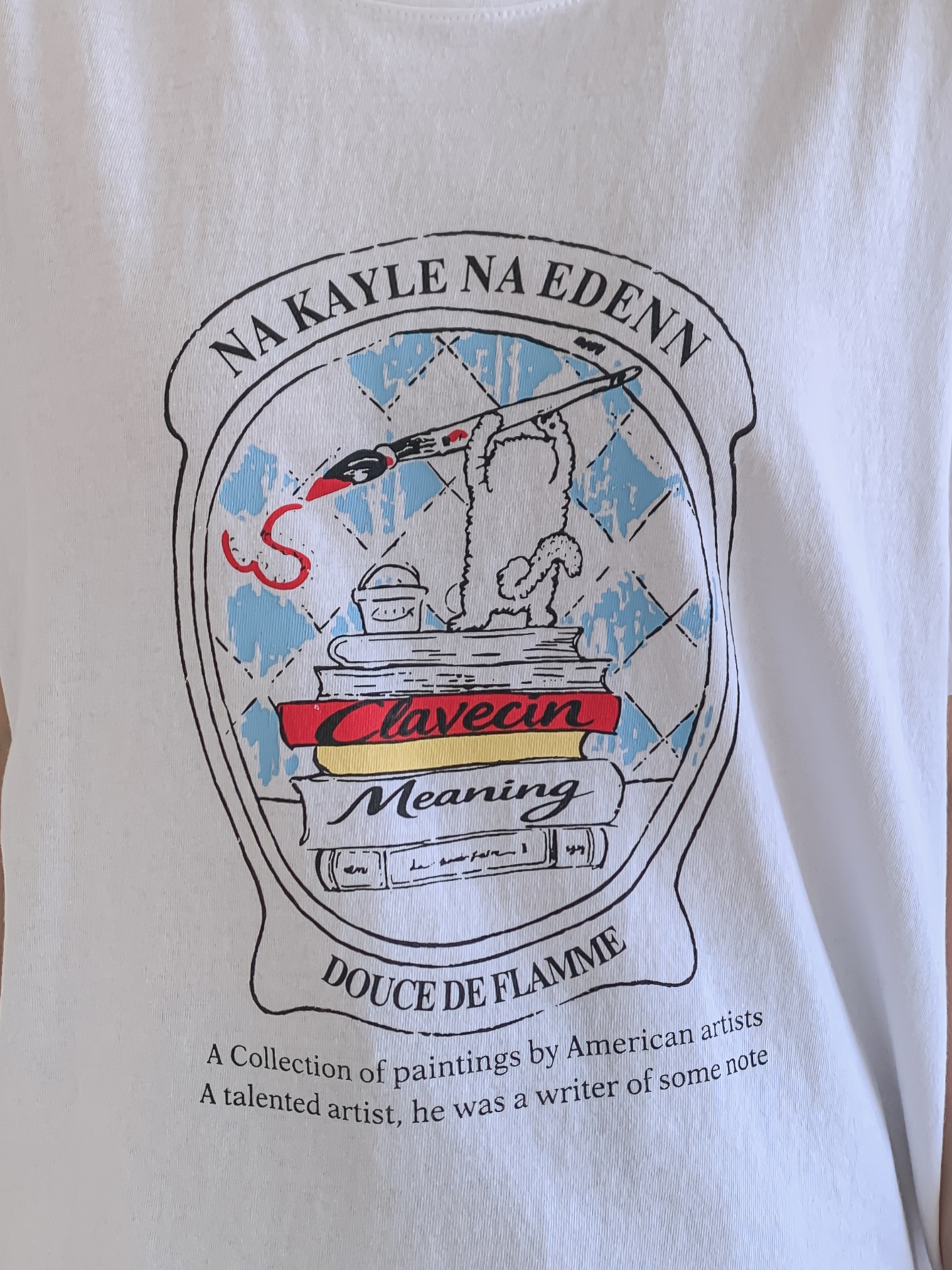 コットンラウンドネックオーバーサイズルーズ半袖プリントTシャツ | 詳細画像6