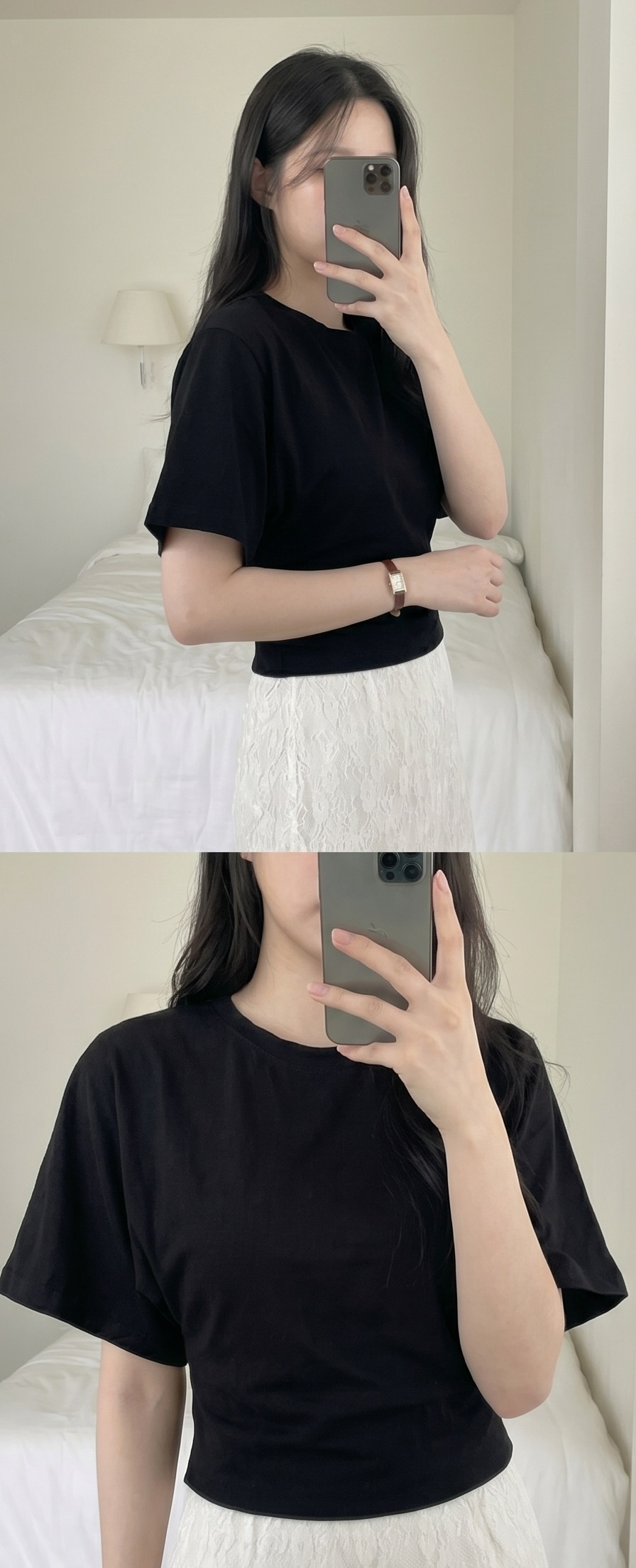 ラウンドネックベーシック半袖Tシャツ | 詳細画像12
