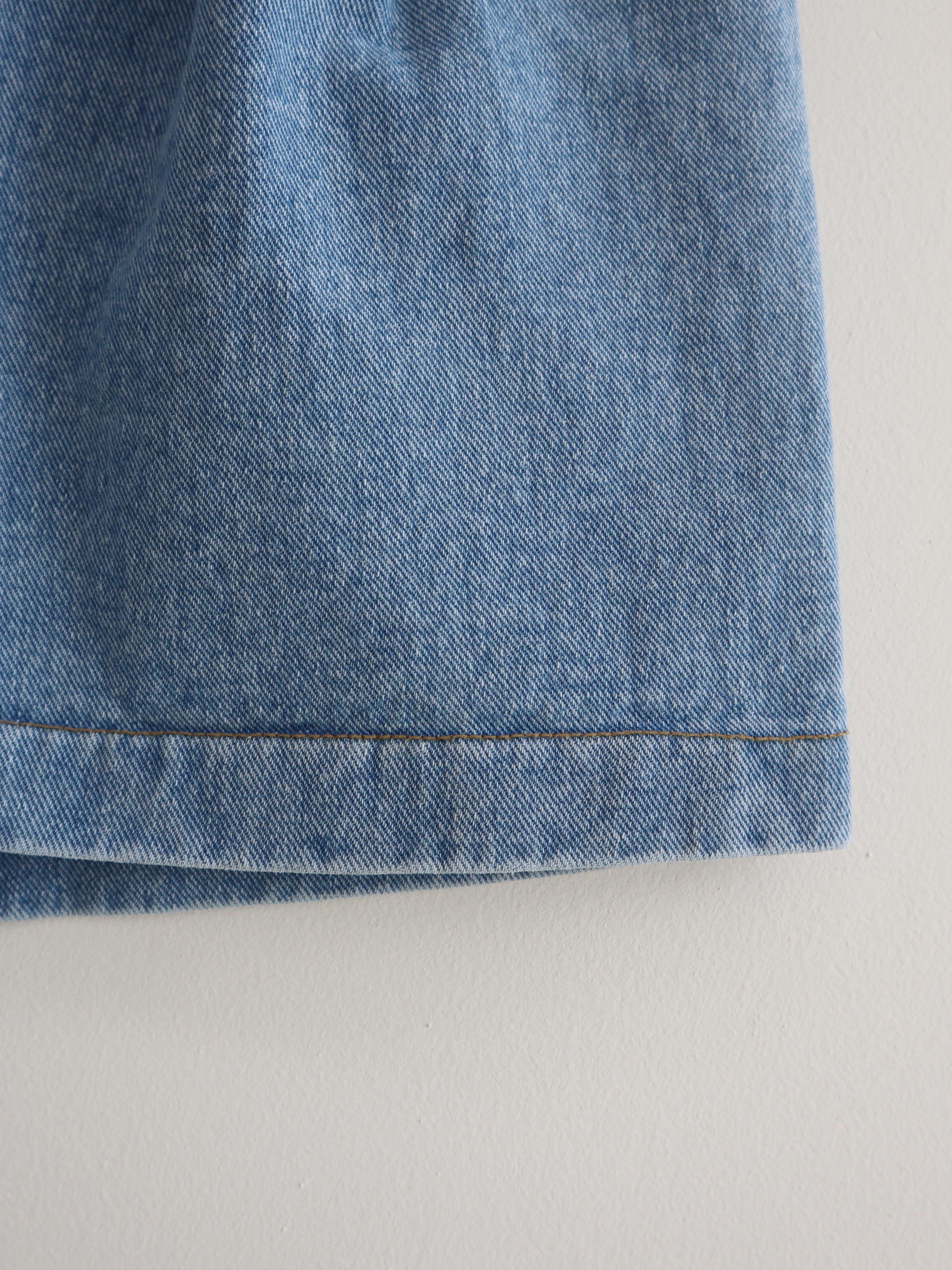 コットンピンタックショートデニムパンツ | 詳細画像16