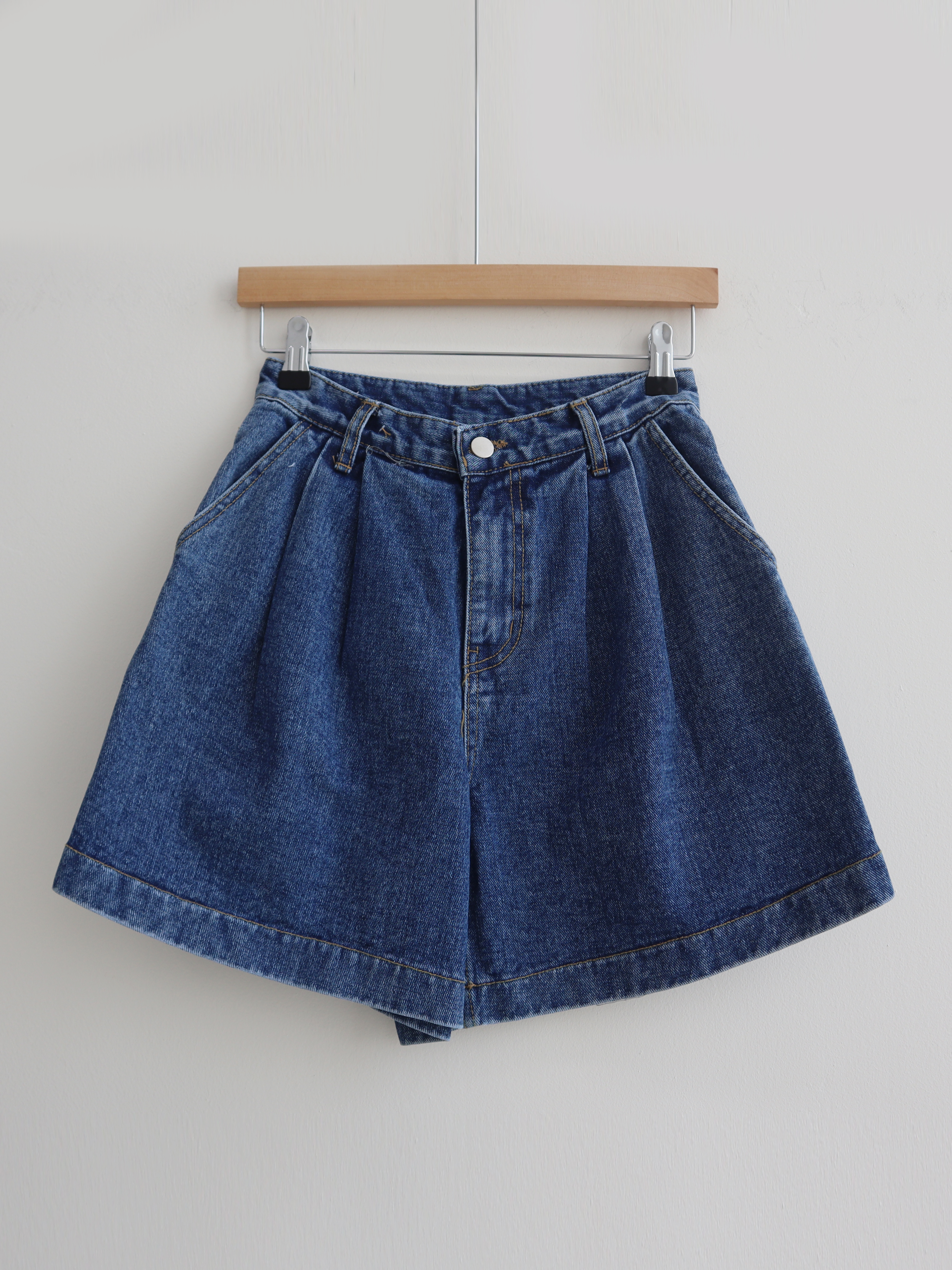 コットンピンタックショートデニムパンツ | 詳細画像14