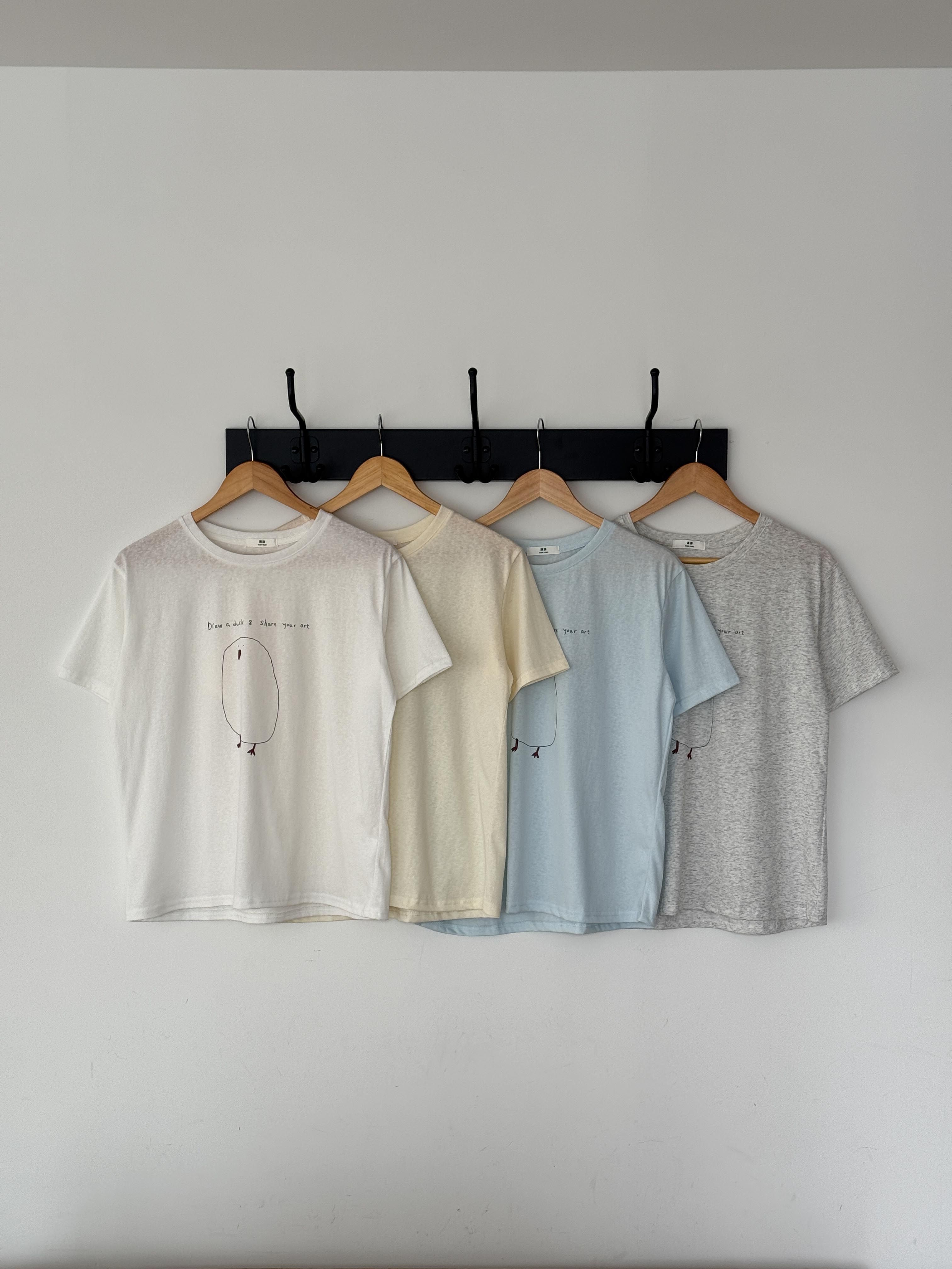コットンラウンドネック半袖プリントTシャツ | 詳細画像11